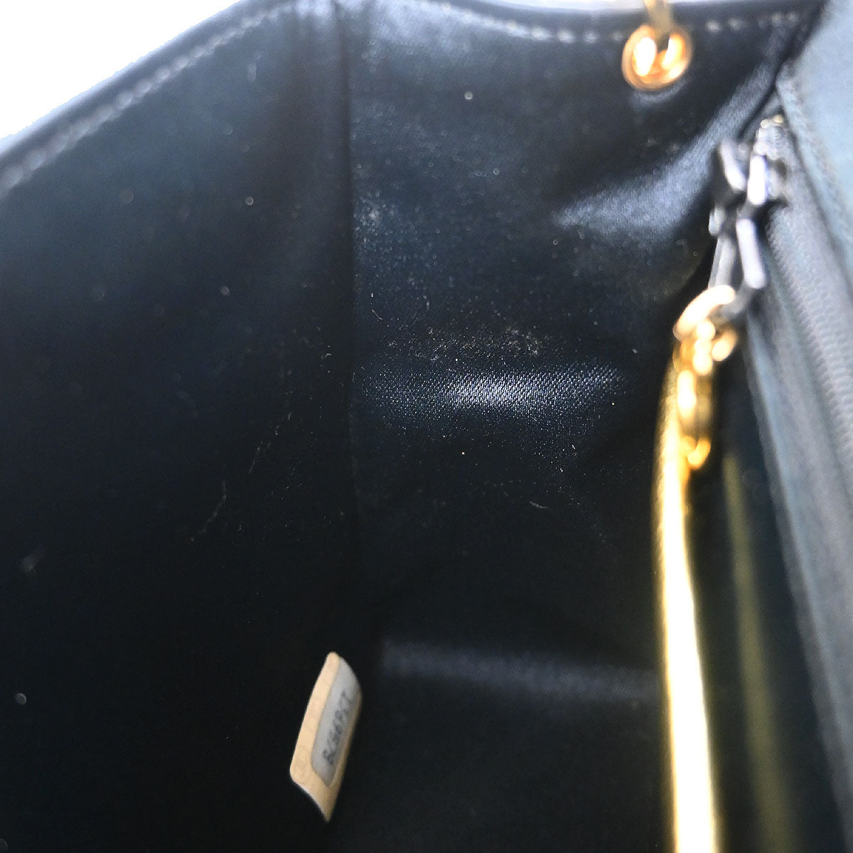 Chanel Black Satin Mini Classic Square Flap Shoulder Bag 17