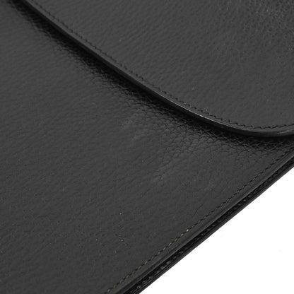 Hermes Black Ardennes Quirus Briefcase Business Handbag