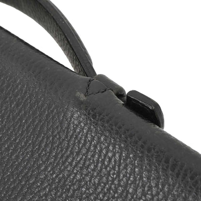 Hermes Black Ardennes Quirus Briefcase Business Handbag