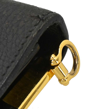 Hermes Black Ardennes Quirus Briefcase Business Handbag