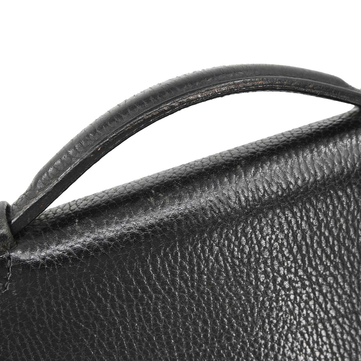 Hermes Black Ardennes Quirus Briefcase Business Handbag
