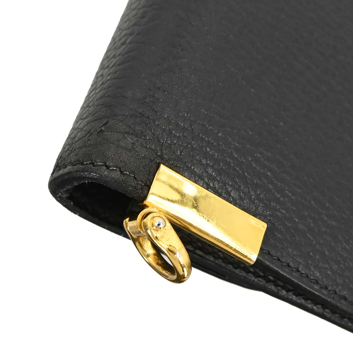 Hermes Black Ardennes Quirus Briefcase Business Handbag