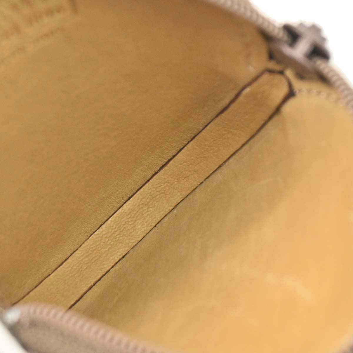 Loewe Beige Suede Coin Purse Wallet