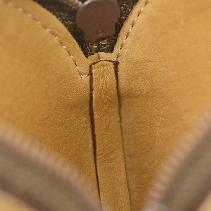 Loewe Beige Suede Coin Purse Wallet