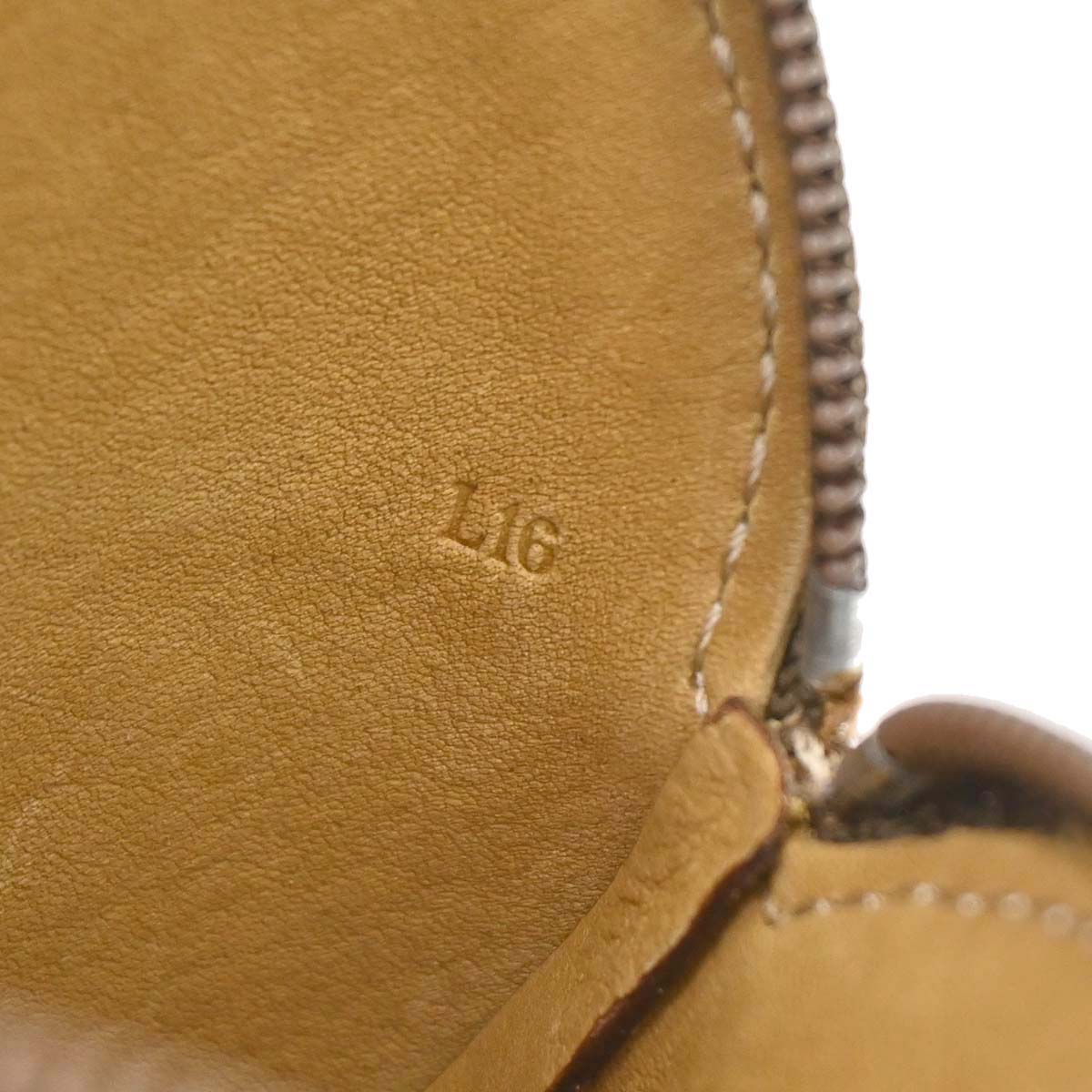 Loewe Beige Suede Coin Purse Wallet