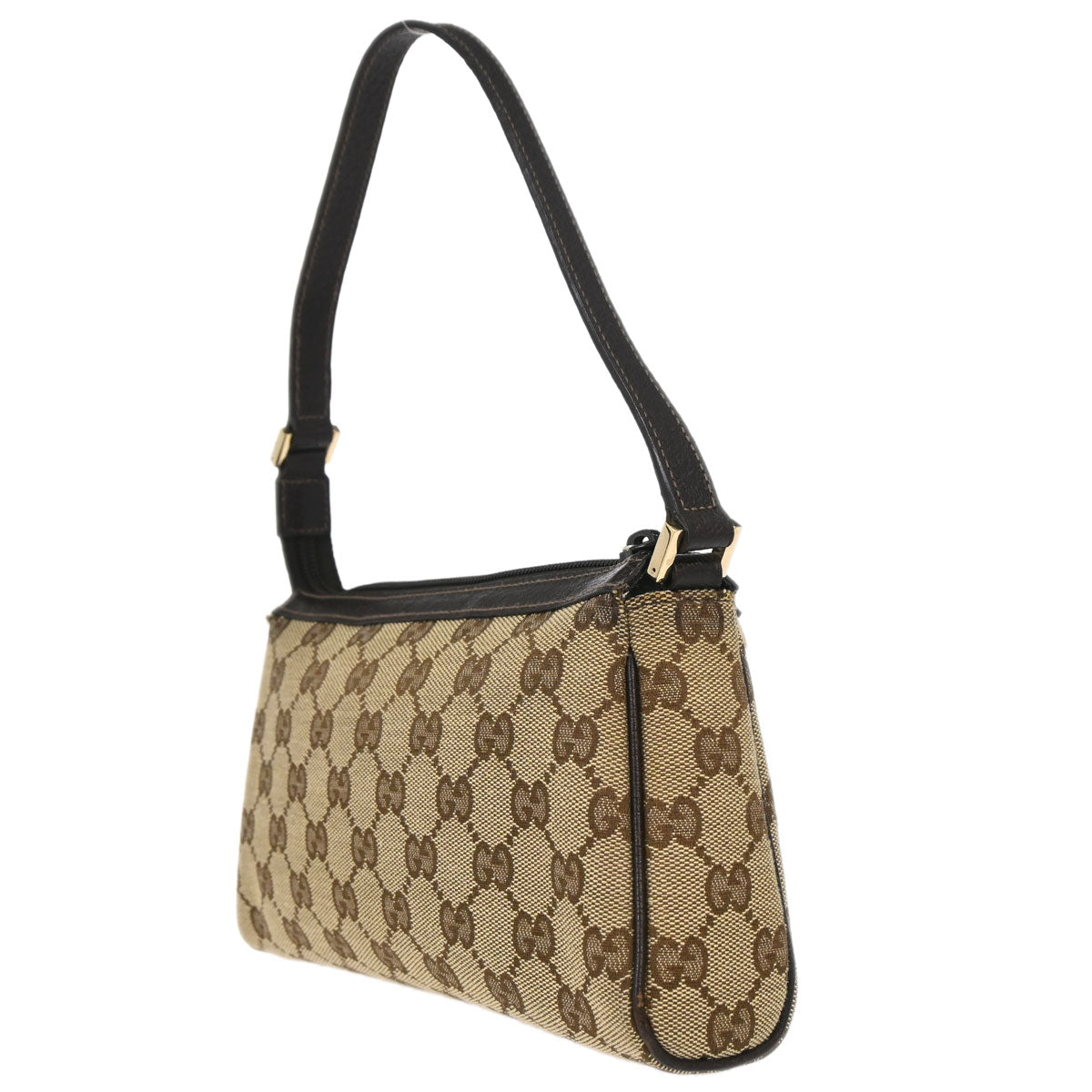 Gucci Brown GG Abbey D Ring Handbag