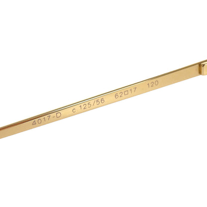 Chanel Sunglasses Eyewear Orange Rhinestone 62□17 120 Small Good