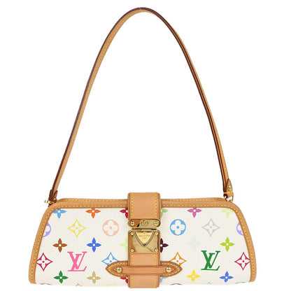 Louis Vuitton White Multicolor Shirley Shoulder Bag M40049