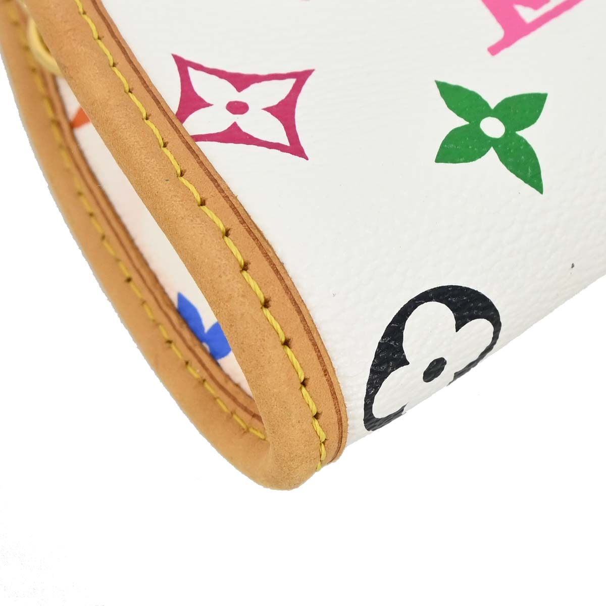 Louis Vuitton White Multicolor Shirley Shoulder Bag M40049