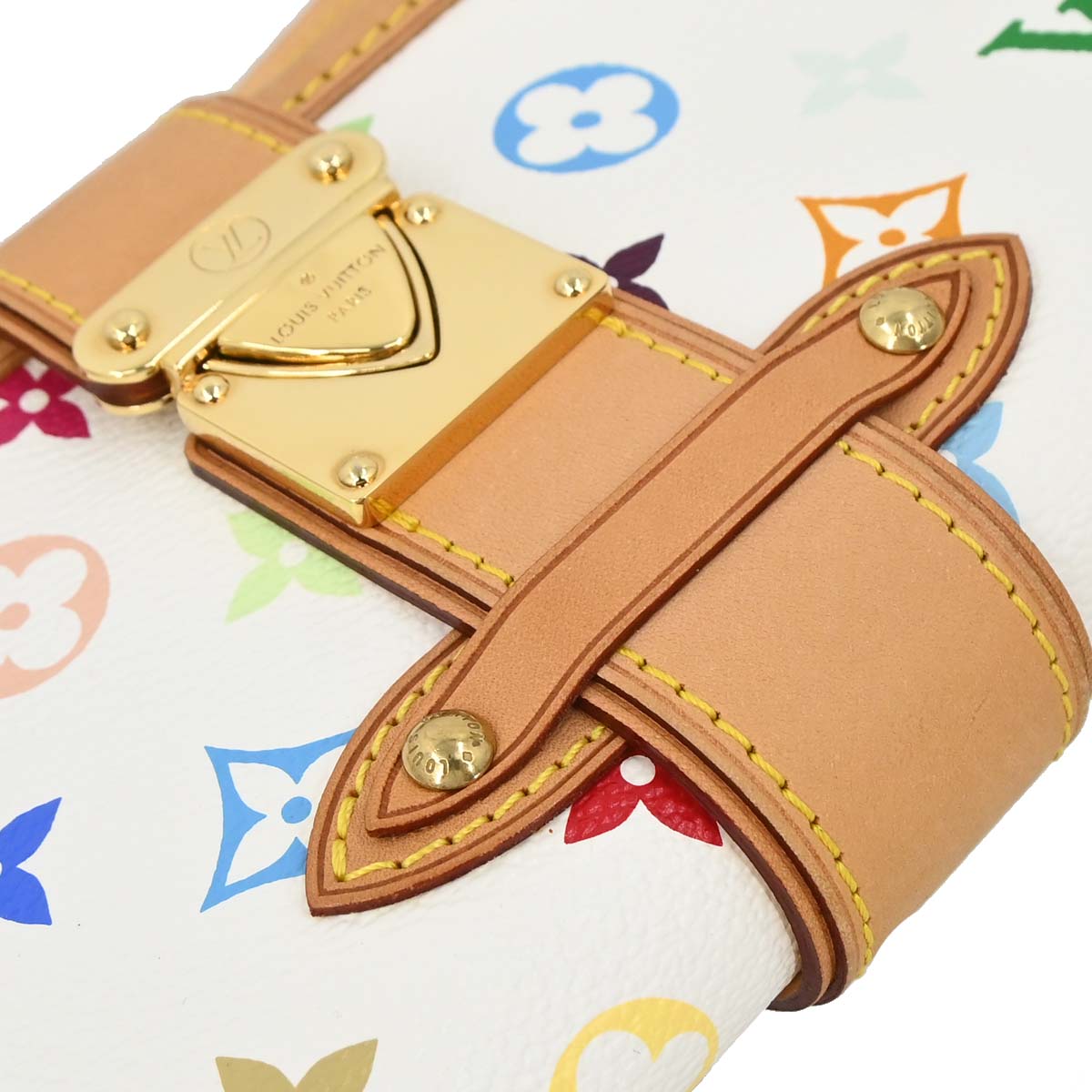 Louis Vuitton White Multicolor Shirley Shoulder Bag M40049