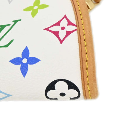 Louis Vuitton White Multicolor Shirley Shoulder Bag M40049