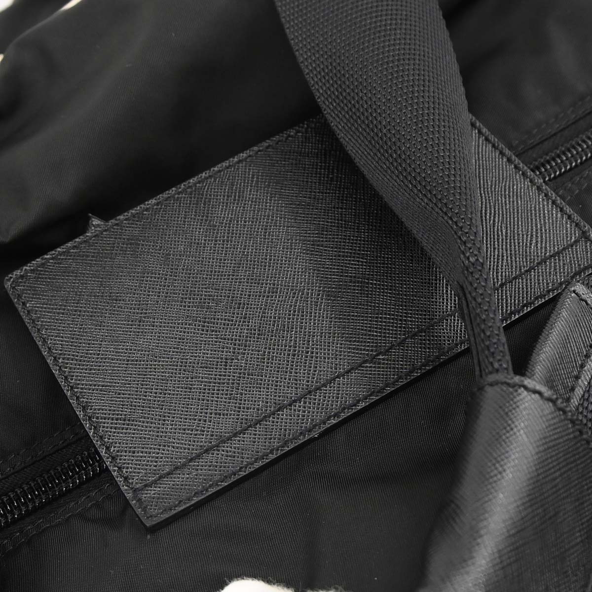 Prada Black Nylon 2way Duffle Shoulder Handbag