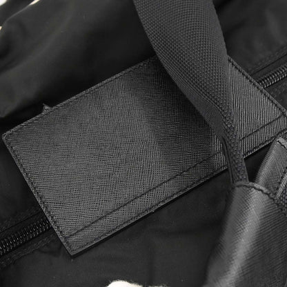 Prada Black Nylon 2way Duffle Shoulder Handbag
