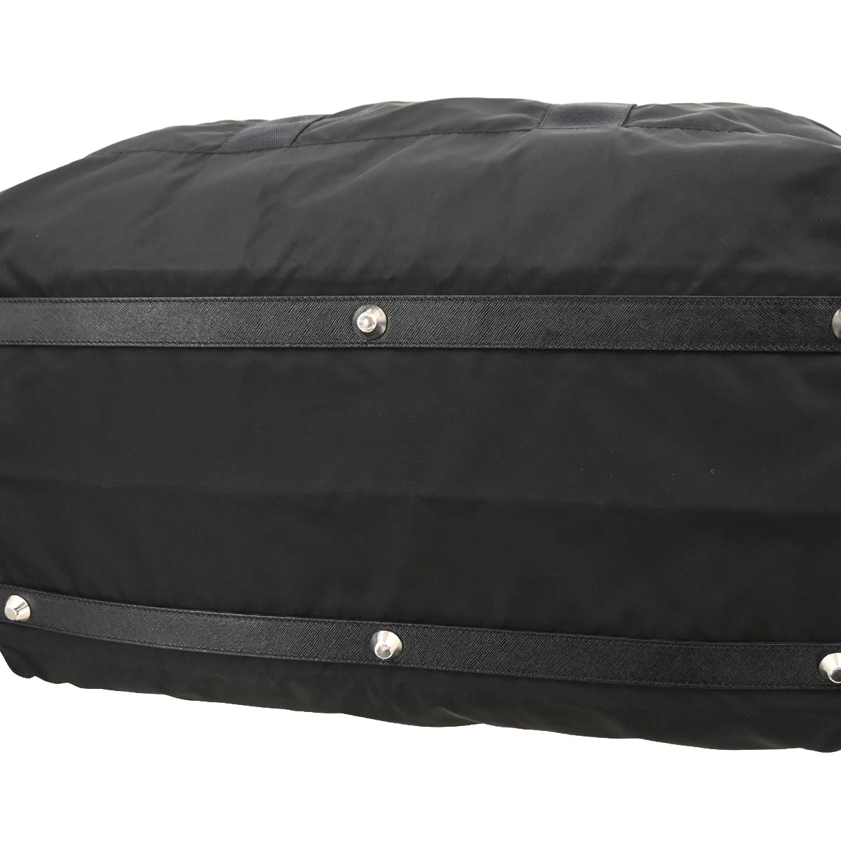 Prada Black Nylon 2way Duffle Shoulder Handbag