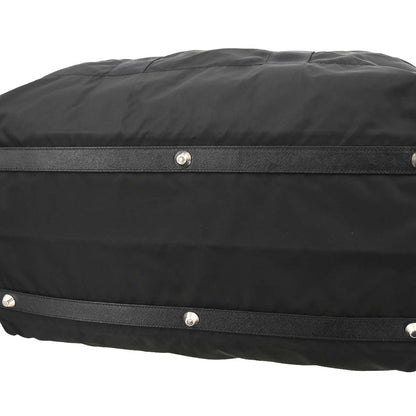 Prada Black Nylon 2way Duffle Shoulder Handbag