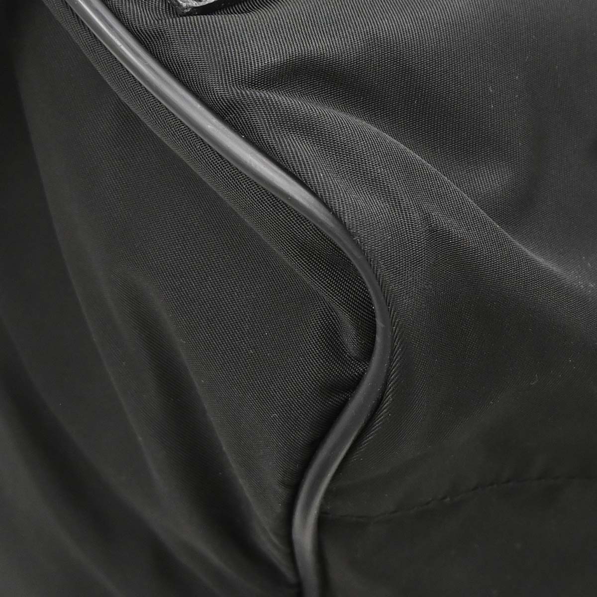 Prada Black Nylon 2way Duffle Shoulder Handbag