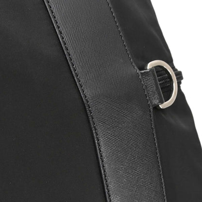 Prada Black Nylon 2way Duffle Shoulder Handbag