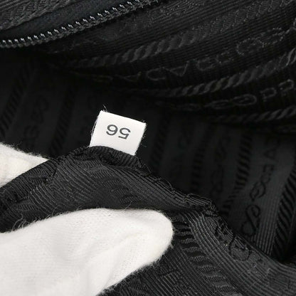 Prada Black Nylon 2way Duffle Shoulder Handbag