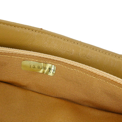 Chanel 2000-2001 Beige Lambskin Wild Stitch Choco Bar Shoulder Bag