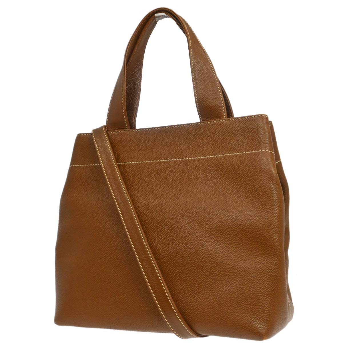 Chanel Brown Caviar Skin 2way Shoulder Handbag