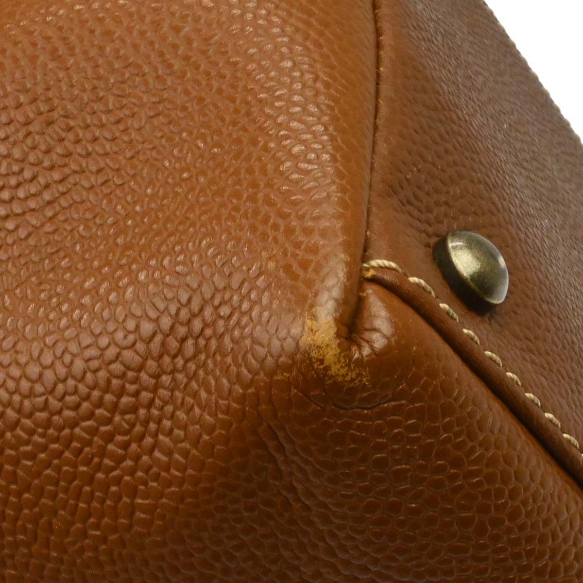 Chanel Brown Caviar Skin 2way Shoulder Handbag