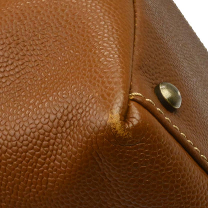 Chanel Brown Caviar Skin 2way Shoulder Handbag
