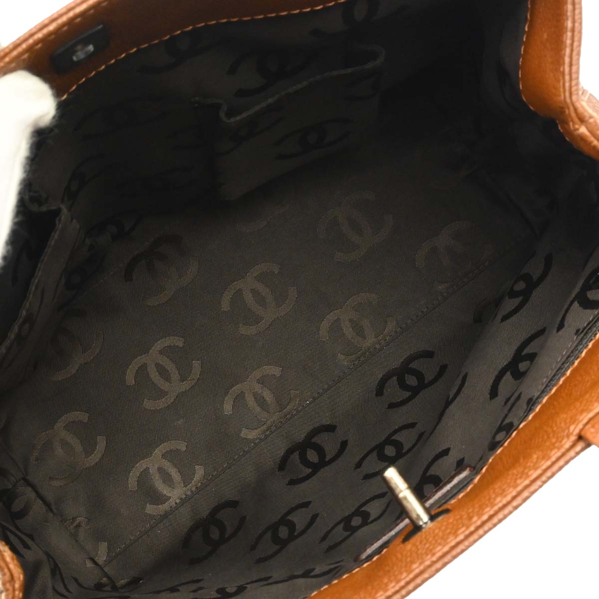 Chanel Brown Caviar Skin 2way Shoulder Handbag