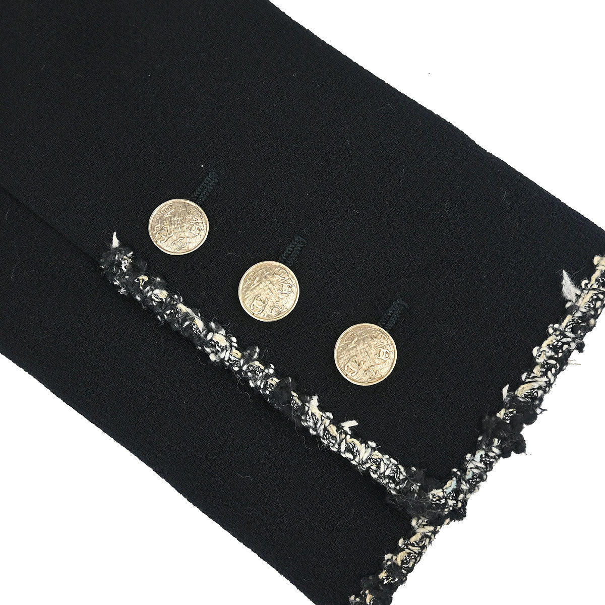 Chanel 2005 Emblem Single Breasted Jacket Black #40