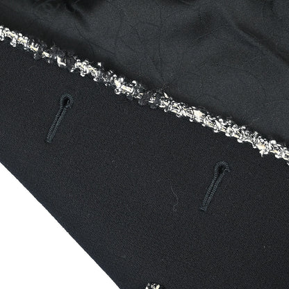 Chanel 2005 Emblem Single Breasted Jacket Black #40