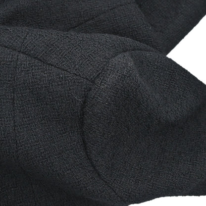 Chanel 1995 Setup Suit Jacket Skirt Black #40