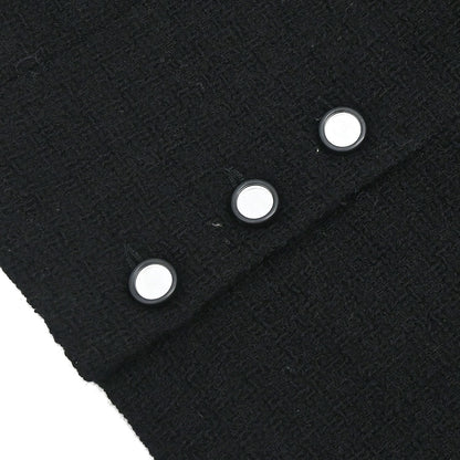 Chanel 1995 Setup Suit Jacket Skirt Black #40