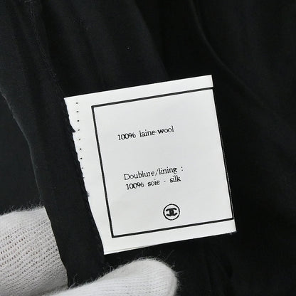 Chanel 1995 Setup Suit Jacket Skirt Black #40