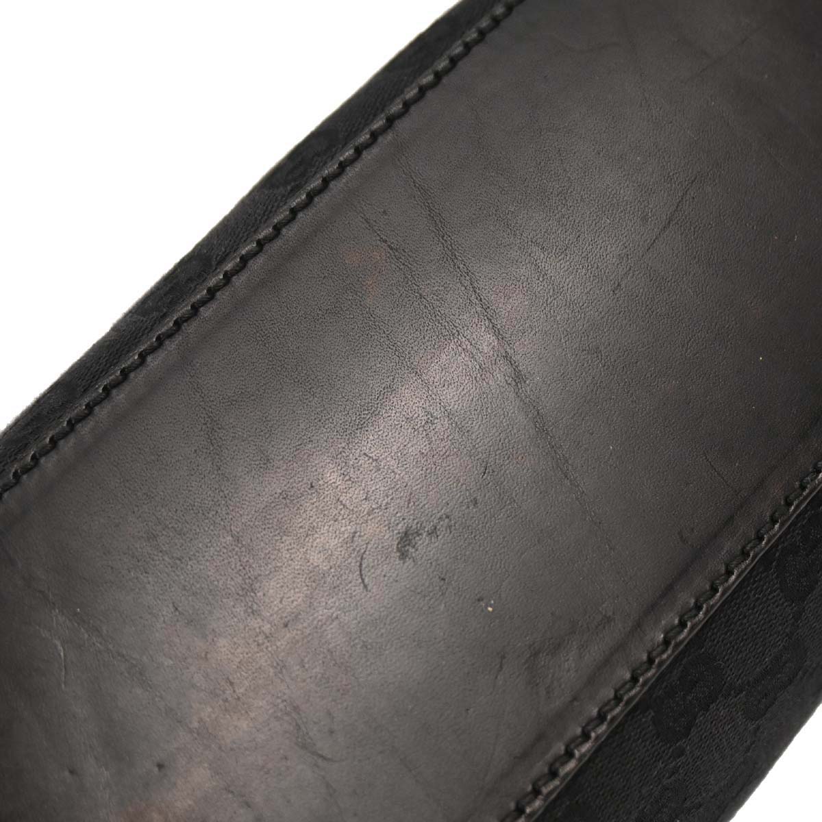 Gucci Black GG Canvas Handbag