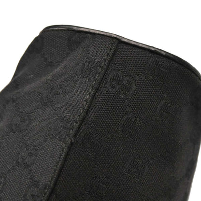 Gucci Black GG Canvas Handbag