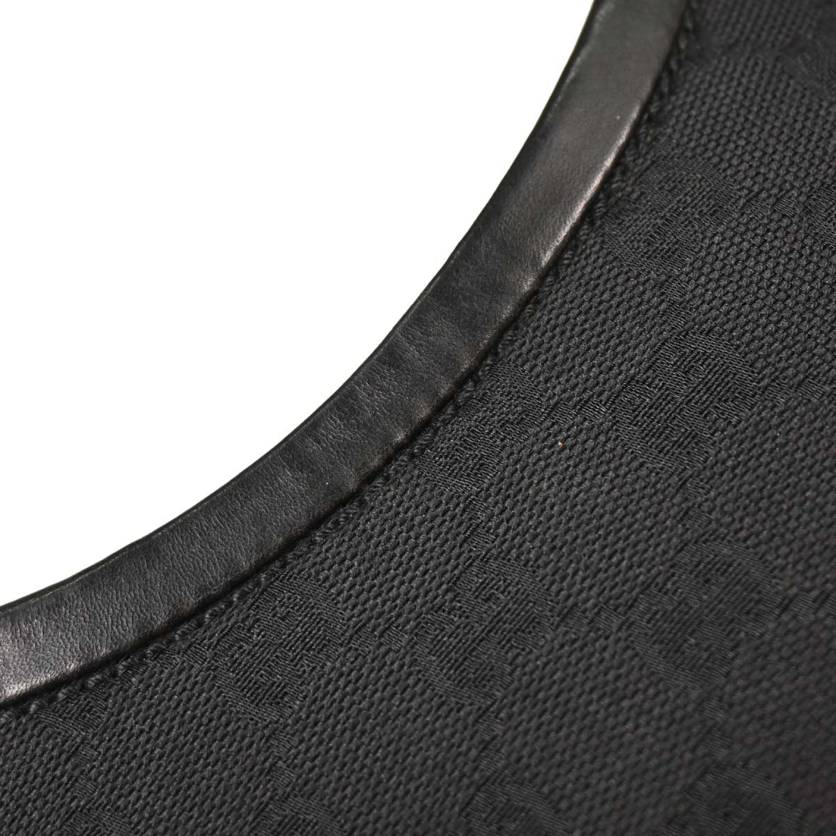 Gucci Black GG Canvas Handbag