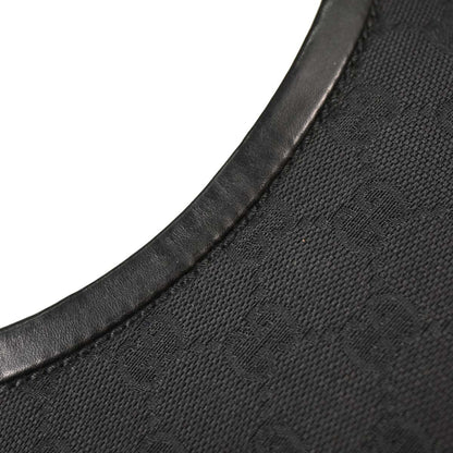 Gucci Black GG Canvas Handbag