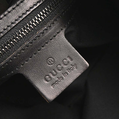 Gucci Black GG Canvas Handbag