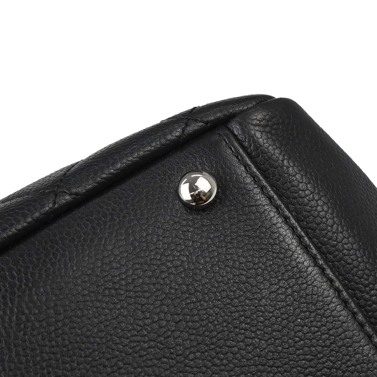 Chanel Black Caviar Skin Petite Timeless Tote PTT Chain Handbag
