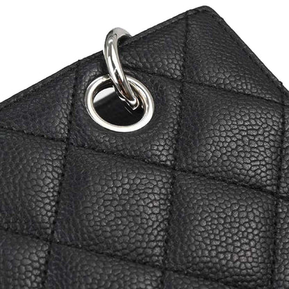 Chanel Black Caviar Skin Petite Timeless Tote PTT Chain Handbag