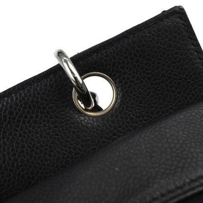 Chanel Black Caviar Skin Petite Timeless Tote PTT Chain Handbag
