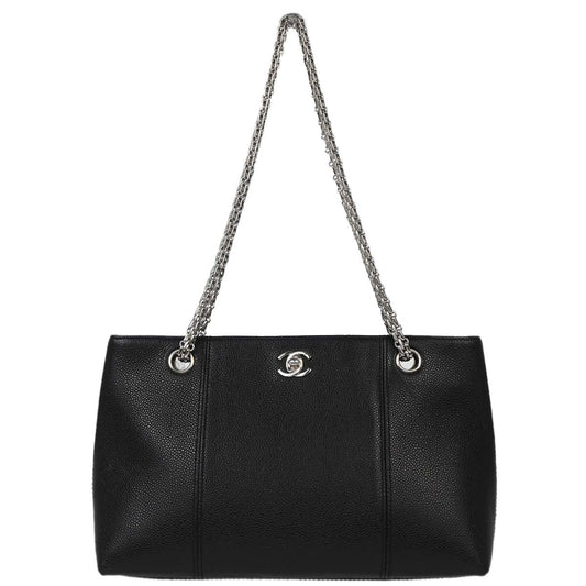 Chanel Black Caviar Skin Shoulder Bag
