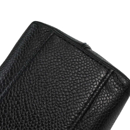 Chanel Black Caviar Skin Shoulder Bag
