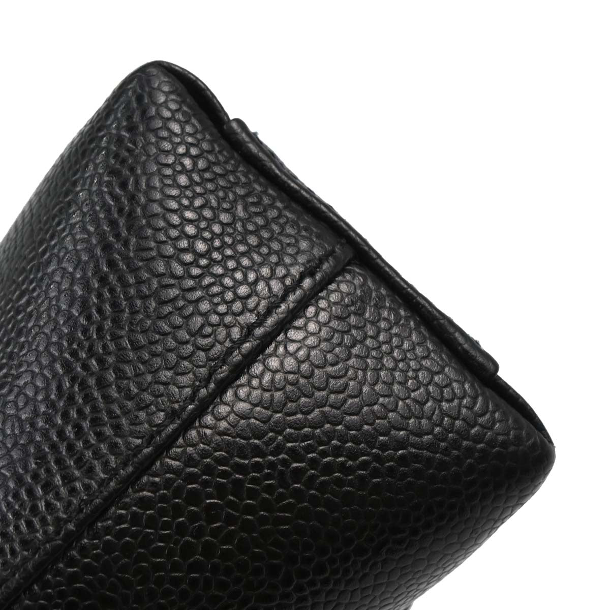Chanel Black Caviar Skin Shoulder Bag