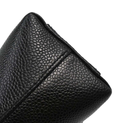 Chanel Black Caviar Skin Shoulder Bag