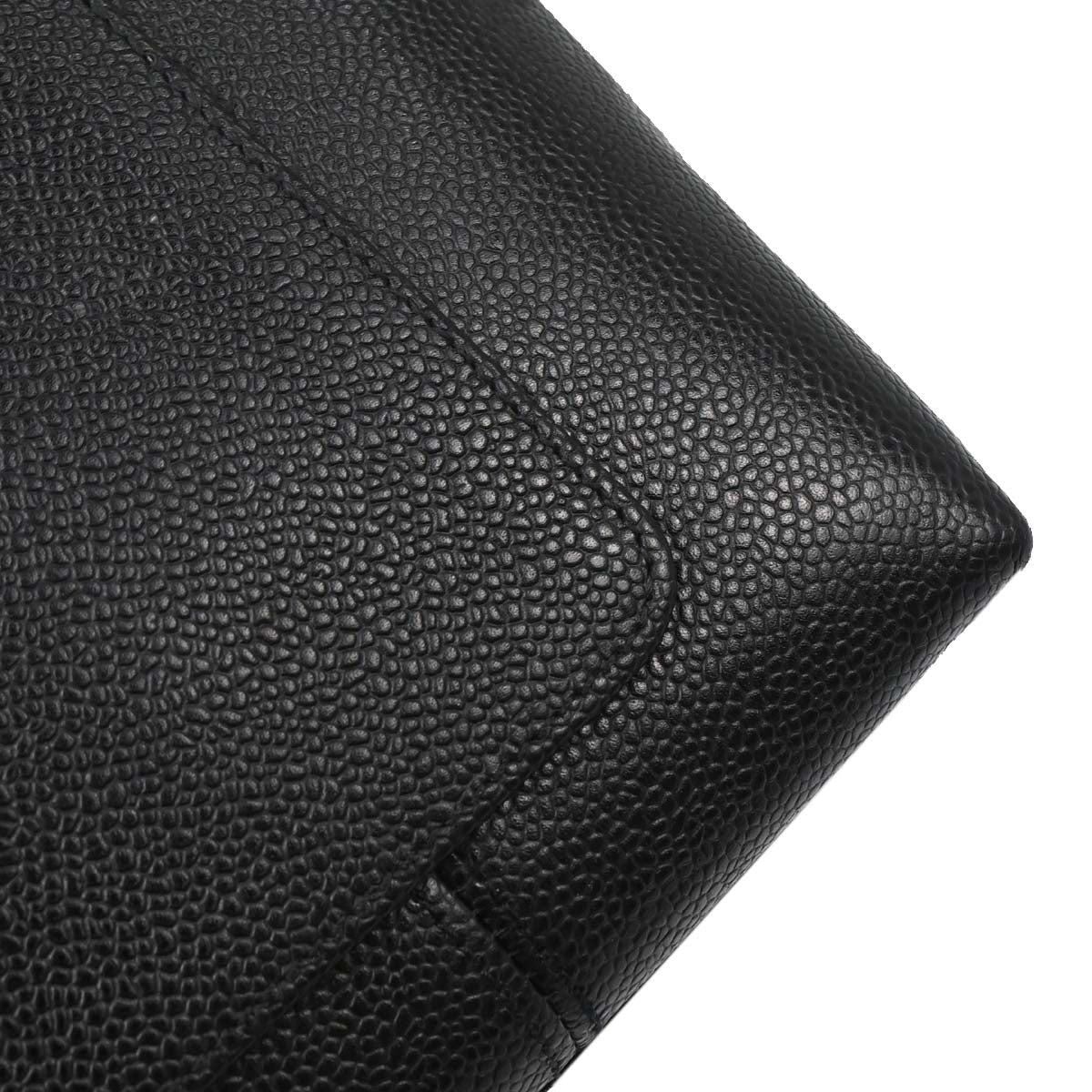 Chanel Black Caviar Skin Shoulder Bag
