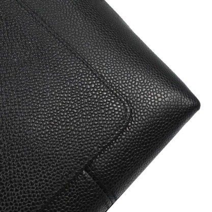 Chanel Black Caviar Skin Shoulder Bag