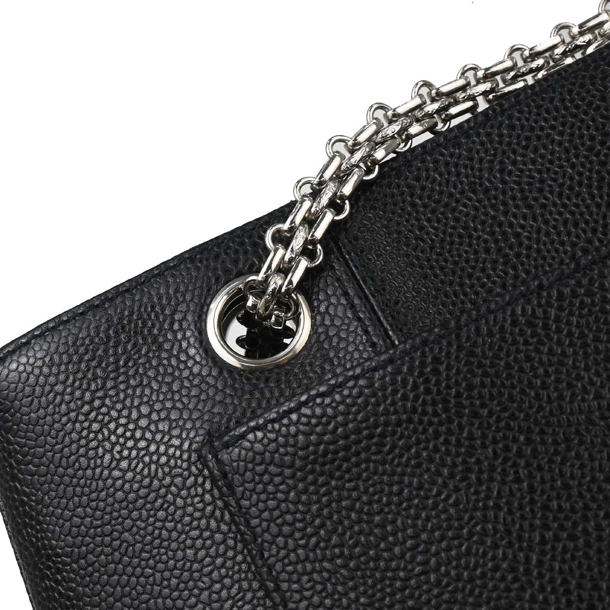 Chanel Black Caviar Skin Shoulder Bag