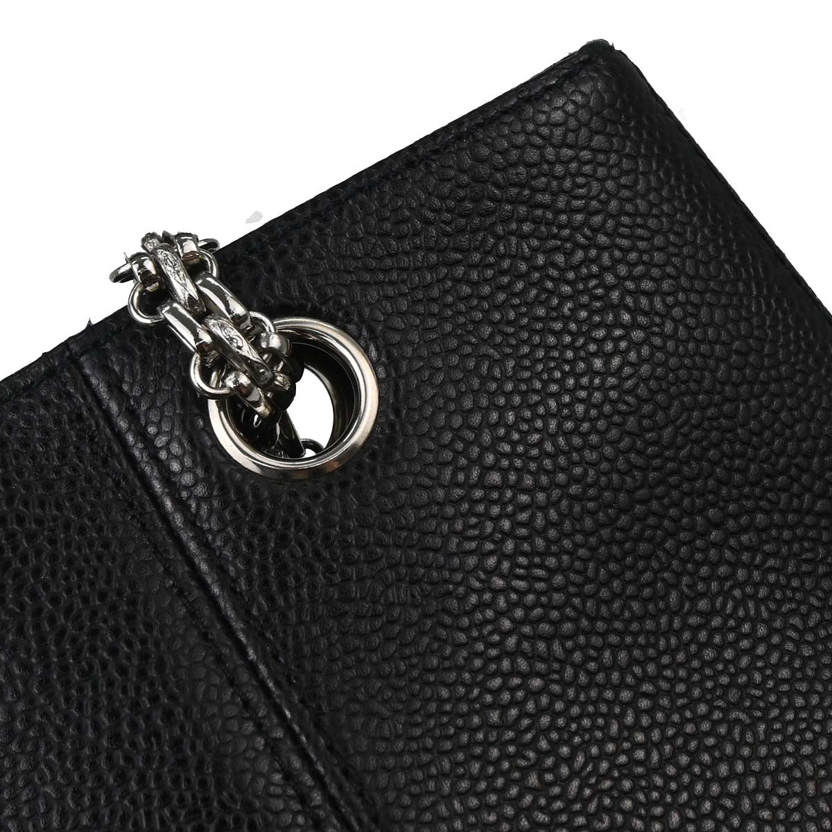 Chanel Black Caviar Skin Shoulder Bag