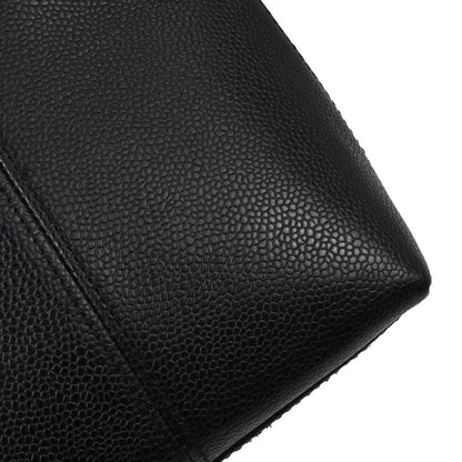 Chanel Black Caviar Skin Shoulder Bag