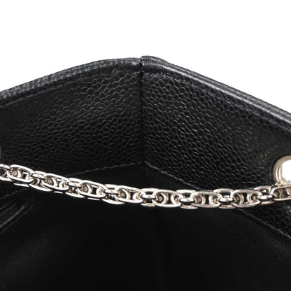 Chanel Black Caviar Skin Shoulder Bag